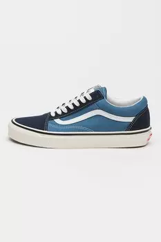 Текстильные кроссовки Old Skool 36 DX с замшей Vans, белый