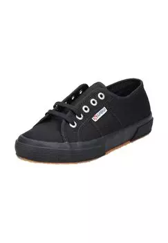 Текстильные кроссовки SUPERGA, цвет Schwarz/schwarz