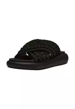 Текстильные мюли Steve Madden, черный
