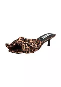 Текстильные мюли Steve Madden, цвет leopard