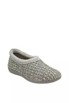 Текстильные полные тапочки 'Cecile' Lotus, серый