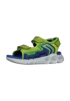 Текстильные сандалии GEOX, цвет Lime