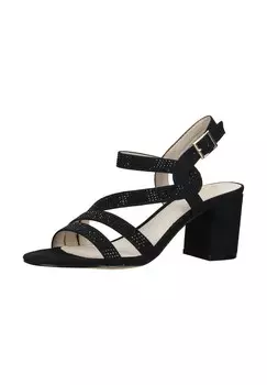 Текстильные сандалии la strada, черный