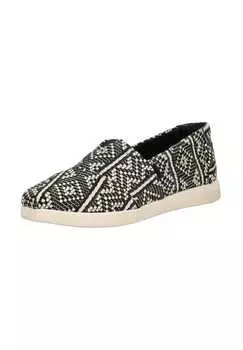 Текстильные тапочки Toms, черный