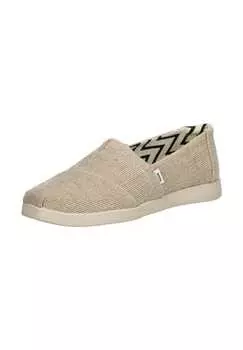 Текстильные тапочки Toms, цвет natural