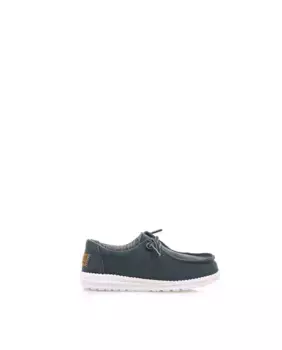 Текстильные топсайдеры для мальчика с кружевной застежкой Mustang, темно-синий