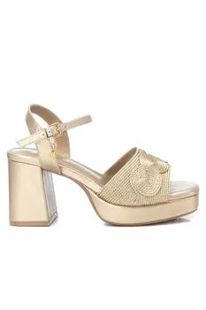 Текстильные женские сандалии Xti, бежевый