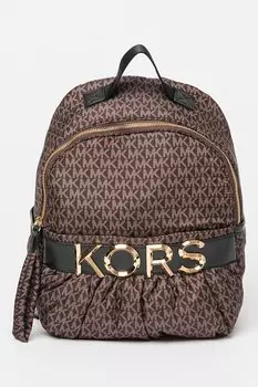 Текстильный рюкзак Leonie с монограммой Michael Kors, коричневый