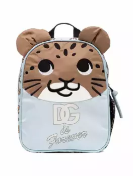 Текстильный рюкзак с аппликацией Dolce&Gabbana, синий