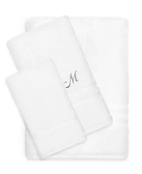 Текстиль Персонализированный набор полотенец Denzi из турецкого хлопка, 3 предмета Linum Home, белый