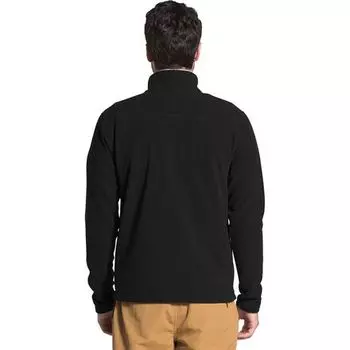 Текстурированная флисовая куртка с молнией 1/4 Cap Rock мужская The North Face, черный