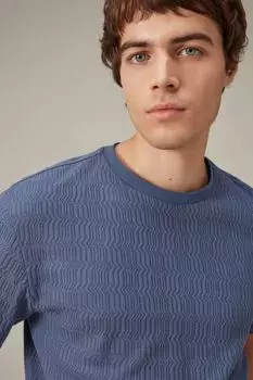 Текстурированная футболка Next, синий