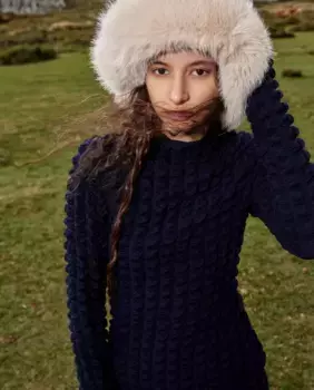 Текстурированная футболка Sfera, тёмно-синий