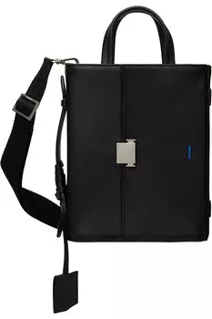 Текстурированная кожаная сумка-тоут Ader Error, черный