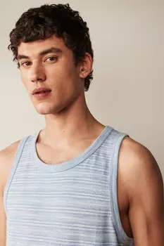 Текстурированная майка Next, синий