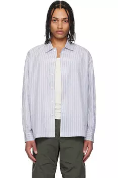 Текстурированная полосатая рубашка для отдыха Coor, белый