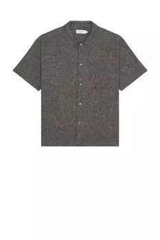 Текстурированная рубашка на пуговицах Frame, black multi