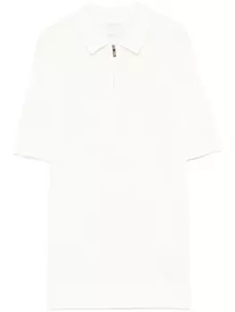 Текстурированная рубашка-поло Eleventy, белый