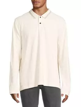 Текстурированная рубашка-поло Penine Ted Baker London, цвет Natural