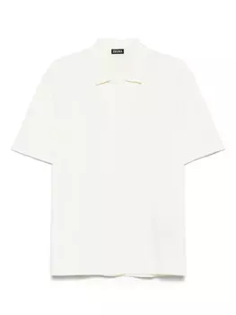 Текстурированная рубашка-поло Zegna, желтый