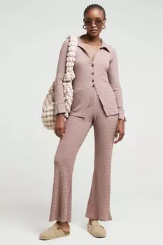 Текстурированная рубашка River Island, коричневый