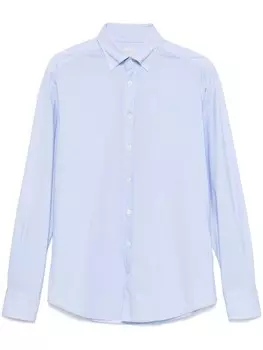 Текстурированная рубашка Traiano Milano, синий