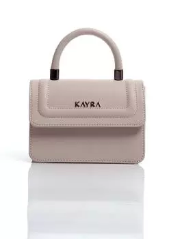 Текстурированная сумка Stone с крышкой Kayra