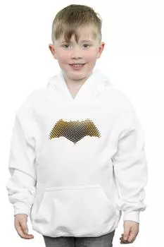 Текстурированная толстовка с логотипом «Лига справедливости» и «Бэтмен» DC Comics, белый