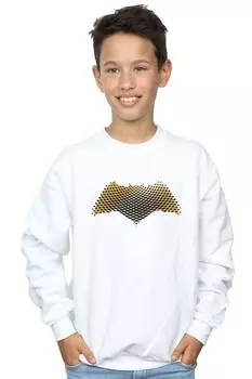 Текстурированная толстовка с логотипом «Лига справедливости» и «Бэтмен» DC Comics, белый