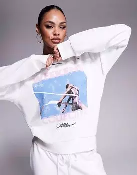 Текстурированная толстовка Weekend Collective с принтом бегуна