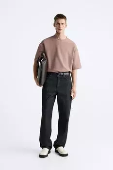 Текстурированная толстовка ZARA, бледно-розовый