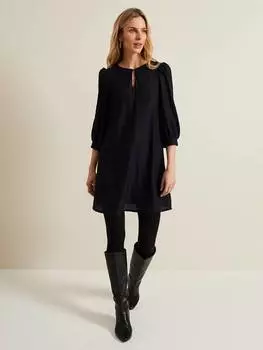 Текстурированное платье-туника dannie Phase Eight, темно-синий