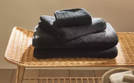 Текстурированное полотенце Zara Home, черный