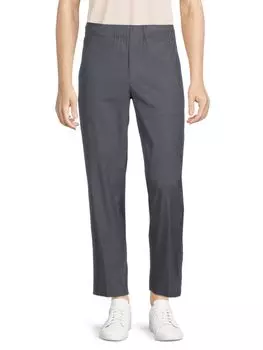 Текстурированные брюки на шнурке Club Monaco, цвет Navy Mix