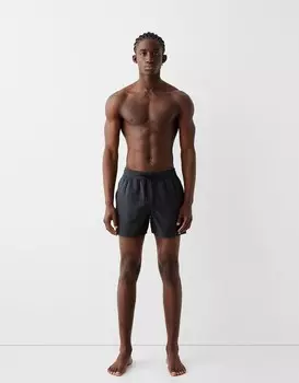 Текстурированные плавки Bershka, серый