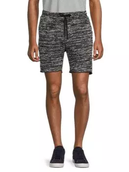 Текстурированные шорты на шнурке Ron Tomson, цвет Black White