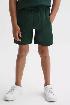 Текстурированные шорты Robin с завязками Reiss