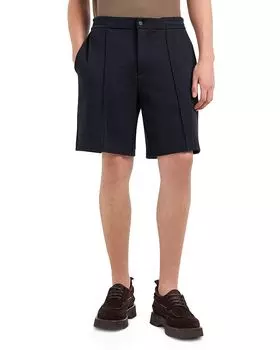 Текстурированные шорты с эластичной талией Emporio Armani, синий