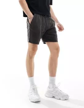 Текстурированные шорты серого цвета ONLY