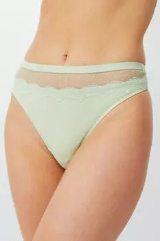 Текстурированные стринги Tabitha Debenhams, зеленый