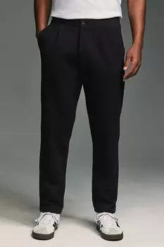 Текстурированные трикотажные брюки джоггеры Next, черный