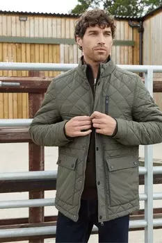 Текстурированные трикотажные жакеты с длинными рукавами Threadbare, зеленый