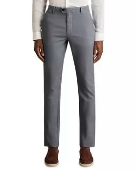 Текстурированные узкие чинос REISS, синий