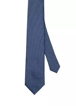 Текстурированный галстук с геометрическим рисунком Beymen Club, синий