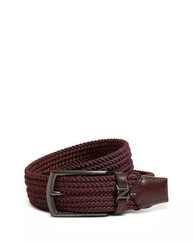 Текстурированный ремень ZEGNA, коричневый