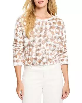 Текстурированный свитер Diamond NIC+ZOE, мультиколор