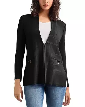 Текстурированный жакет Misook, черный