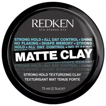 Текстурирующая глина сильной фиксации Matte Clay, 75 мл, Redken