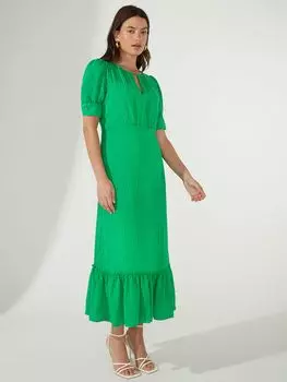 Текстурное платье Ro&Zo Petite, зеленое