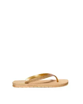 Текстурные шлепанцы Sfera, золотой